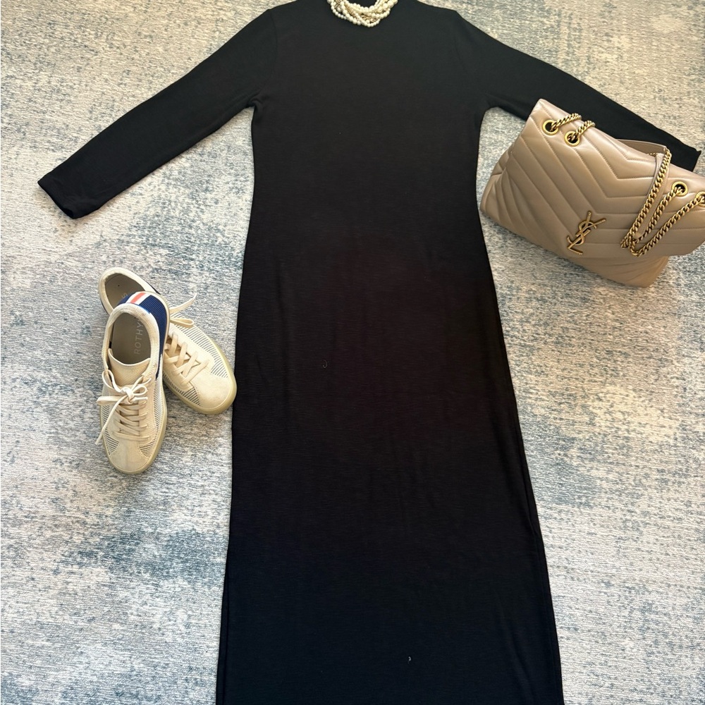SOLD Michael Stars Classic Black Long Sleeve Dress